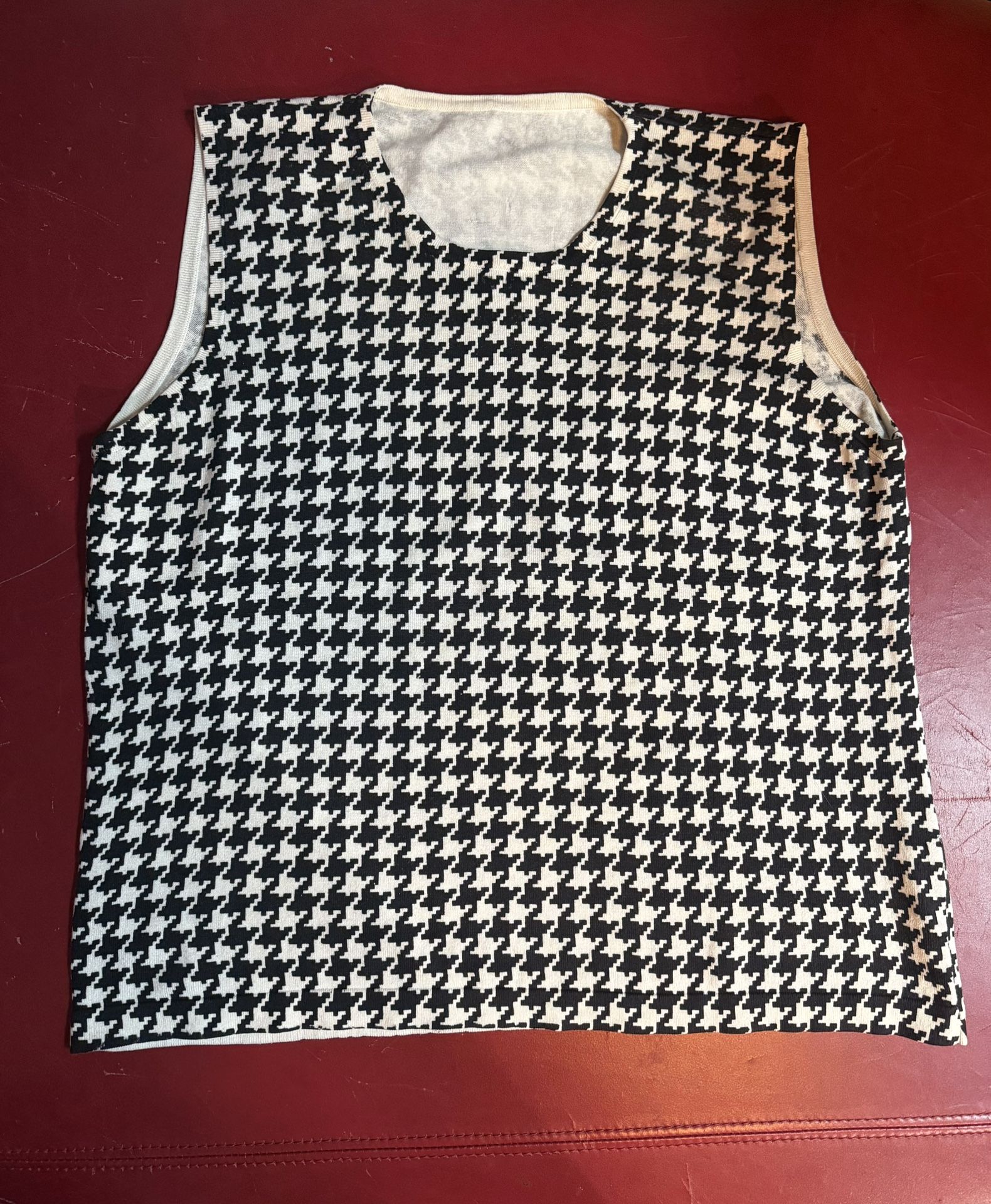 Houndstooth Tank Top