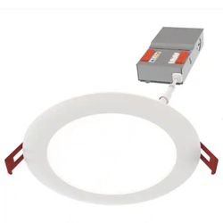 Contractor Select WF 6 in. Adjustable Lumen and CCT Canless IC Rated Dimmable Integrated LED Recessed Light Trim - New