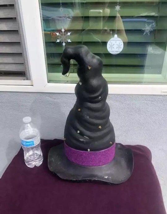 Halloween Decoration Witch Lighed Hat 