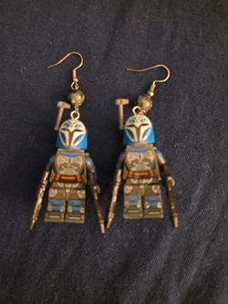 Bo Katan Lego Earrings brand new