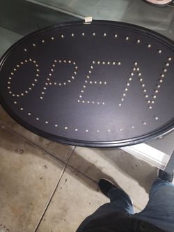 Open Sign for Business 