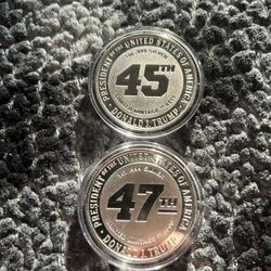 1 oz Silver Trump Coins 