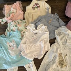 Box Of Baby Girl Clothes (3-12months)