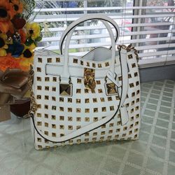 Michael Kors Hamilton Limited Edition Pyramid Studded Large Tote