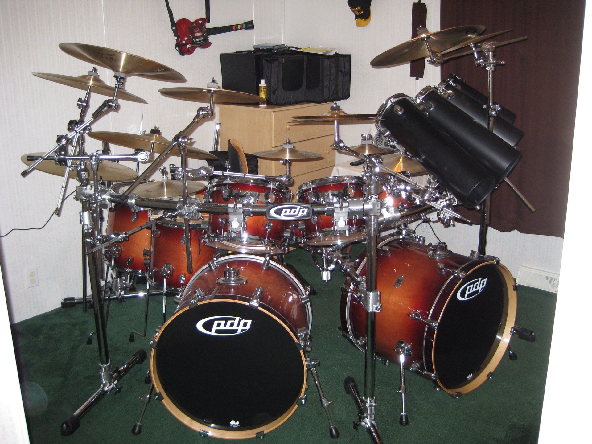 Maple PDP drum set by dw workshop