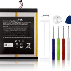 Rechargeable 0-Cycle Replacement Battery 58-000187 HD10 7th Gen SL056ZE w/ Tools