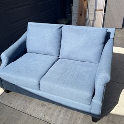 Sofa - 2 Seater - Blue - Made In USA