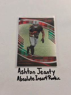 Ashton Jeanty Las Vegas Raiders RB Absolute Short Print Insert Rookie Card.