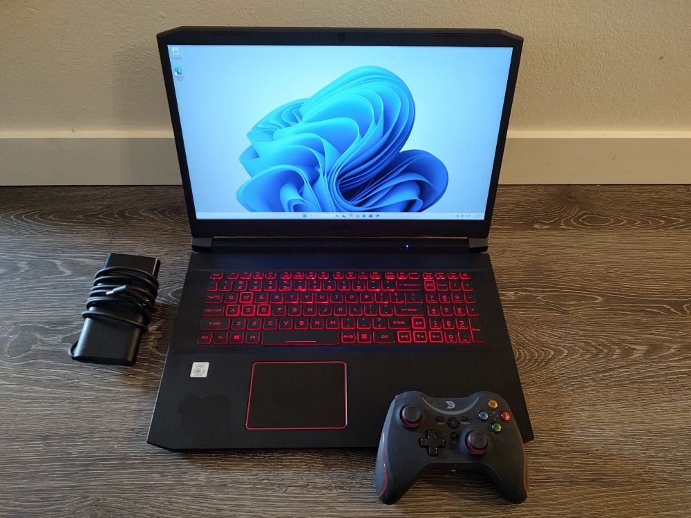 Acer 17.3" Nitro 5 Gaming Laptop - Intel Core i5 10th Gen 4.7ghz, 16GB DDR4,  Nvidia GeForce GTX 1650 GPU (GTA V, Witcher, Red Dead), 512gb Nvme SSD