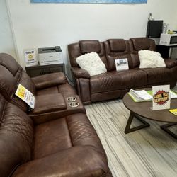 Gorgeous Brown Santiago Sofa And Loveseat Set!$1099!*SAME DAY DELIVERY*NO CREDIT NEEDED*EASY FINANCING*HUGE SALE*