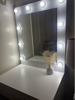 White LED vanity