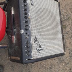 Squier Minni Guitar By Fender,  And Fender Amp 2