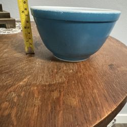 Vintage Primary Blue Pyrex Mixing Bowl