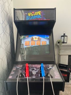 Point Blank Arcade Game Cabinet with Guns