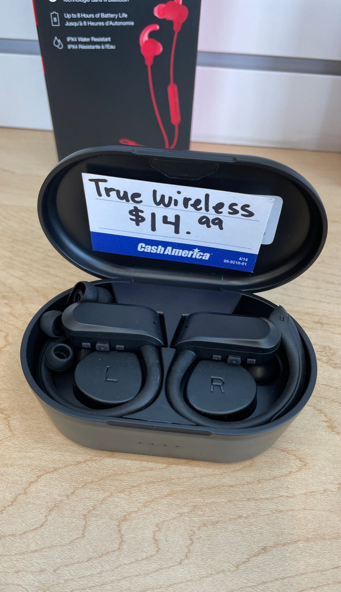 True wireless headphones
