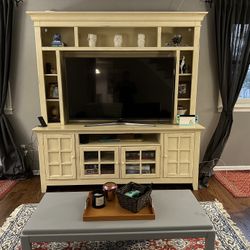 TV Stand With Hutch