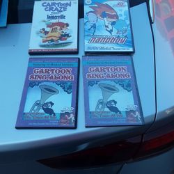 Four Cartoon DVDs