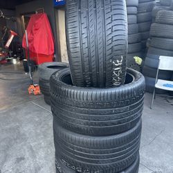 315/30/22 Continental Premium Contact Set Used