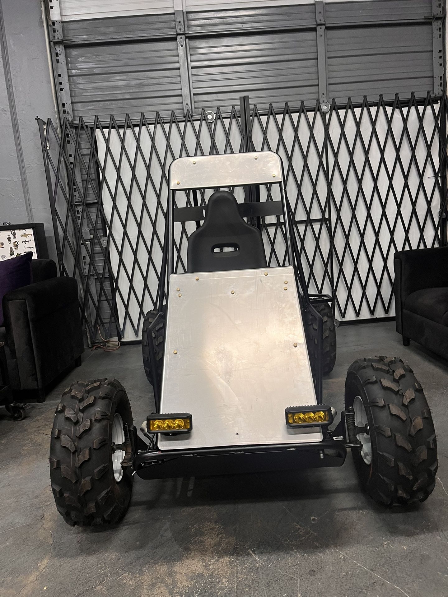 Go Kart Frame Off Road Led Lights 420cc OBO