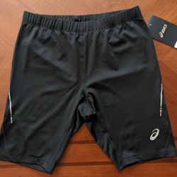 New Asics Sprinter Running Shorts Medium Black