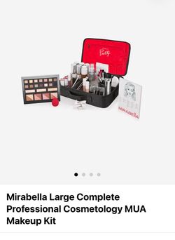 Mirabella large complete professional cosmetology makeup kit never been open
