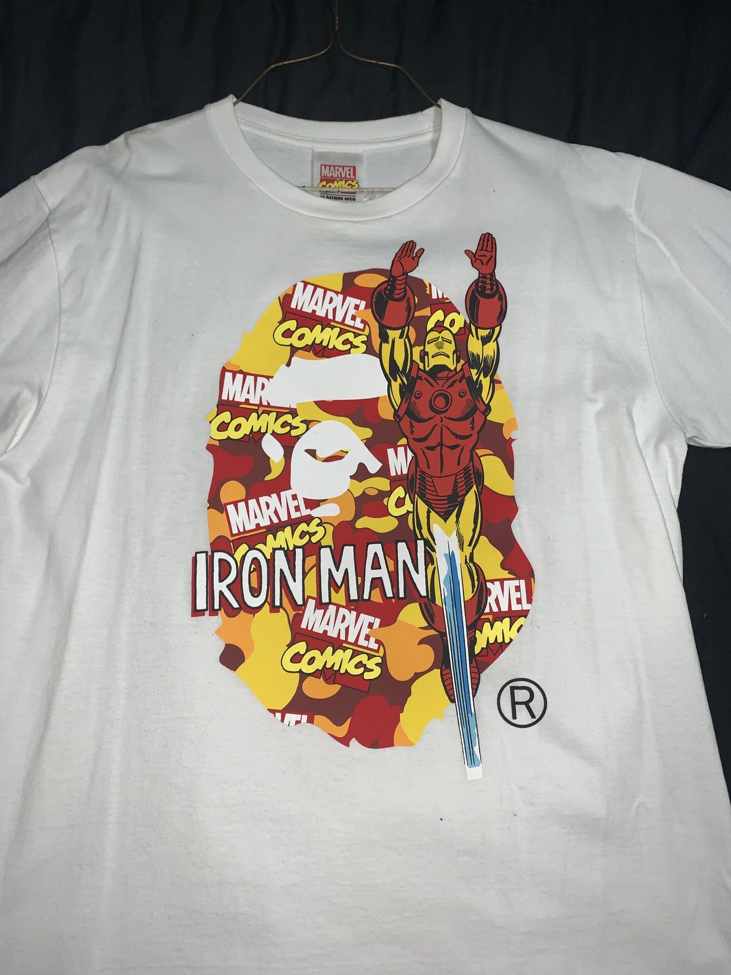 Bape Iron Man Colab Size Large 