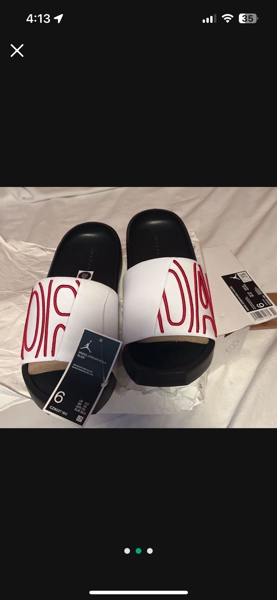 Brand New With Box/Tag Jordan Slides