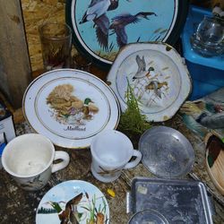 Mallard Duck Tray, Plates, Glass, Cups
