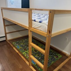 Reversible Bed, White/pine, Twin 