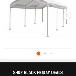 Metal Frame Canvas Carport