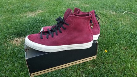 Converse zipper brushed suede