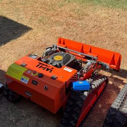 TPM-RM900SBS Remote-Control Slope Mower — Brand New w/ Plow Blade