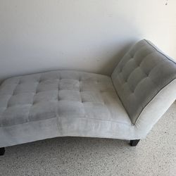 2 PERSON LIGHT BLUE CHAISE