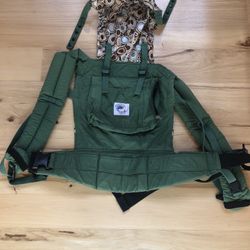 Soft Baby Carrier Ergo Organic River Rock And Snugli