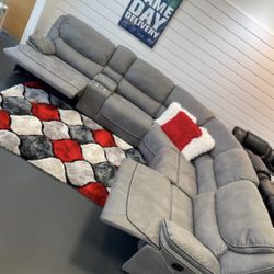 COMFY NEW ALEJANDRA RECLINING SECTIONAL SOFA ON SALE ONLY $1299. IN STOCK SAME DAY DELIVERY 🚚 EASY FINANCING 