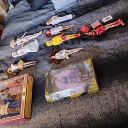 Barbie Silkstone Marilyn Merlin And Morgan Lafaye Tara Lynn Jeannie Teresa Doll Lot 