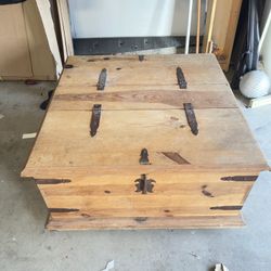 All Wood Coffee Table 