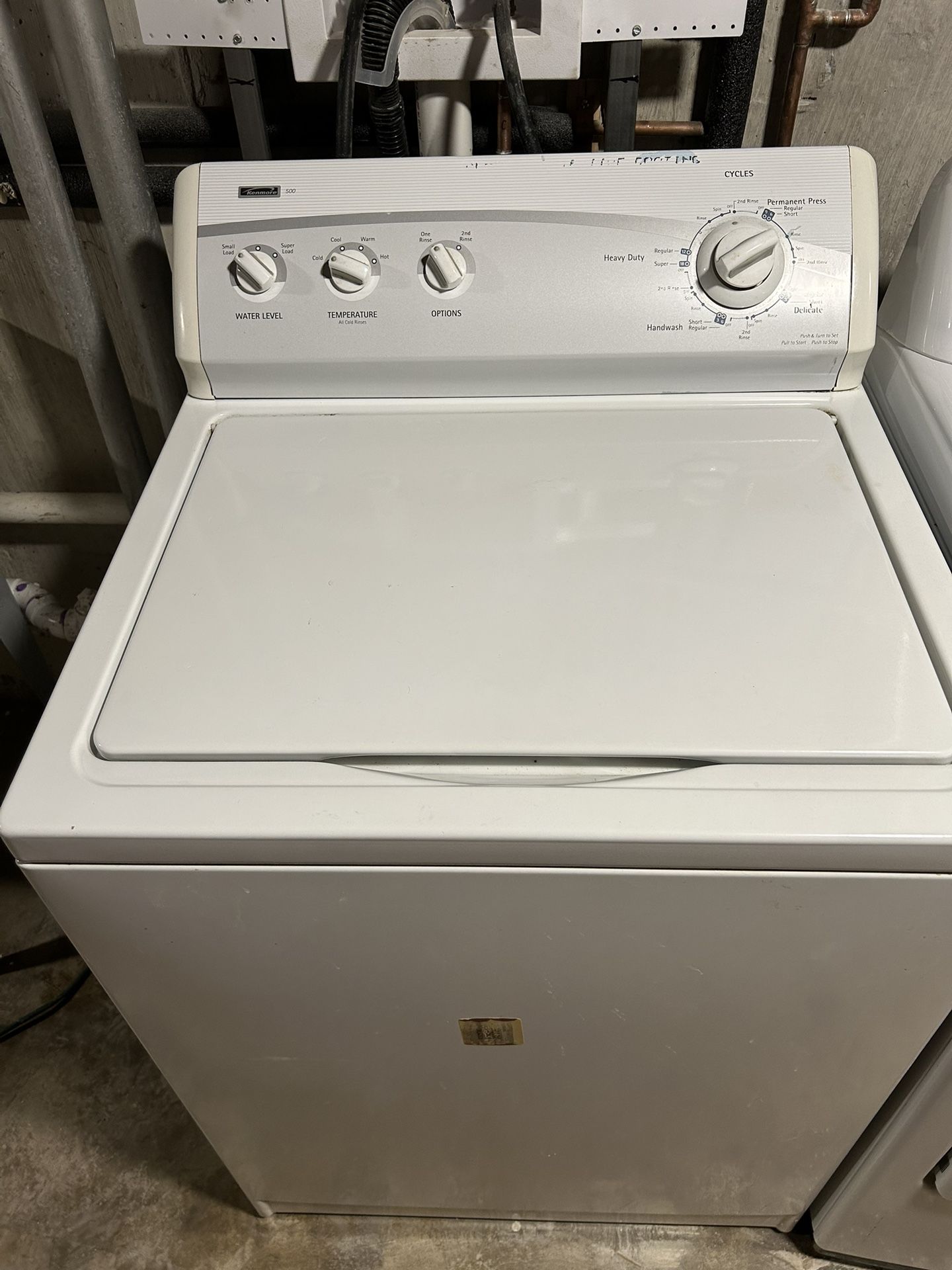 Kenmore 500 Washing Machine