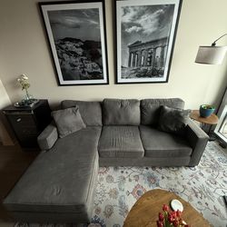 Couch with chaise