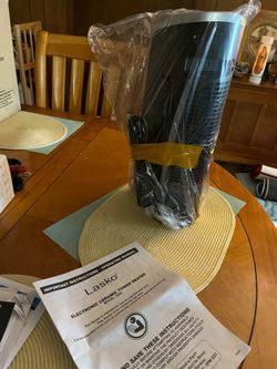 Electronic ceramic tower heater