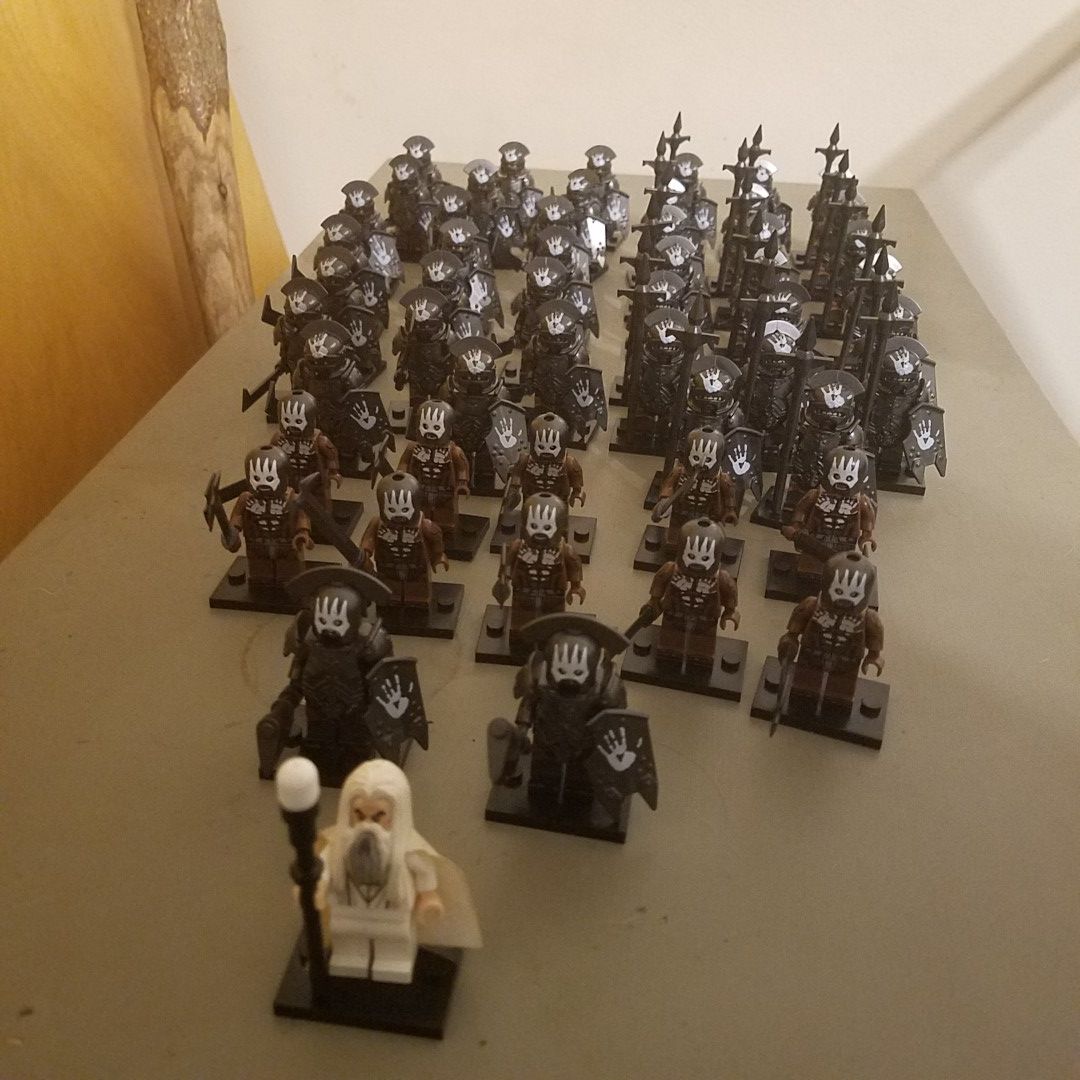 Custom lego compatible Uruk-hai army