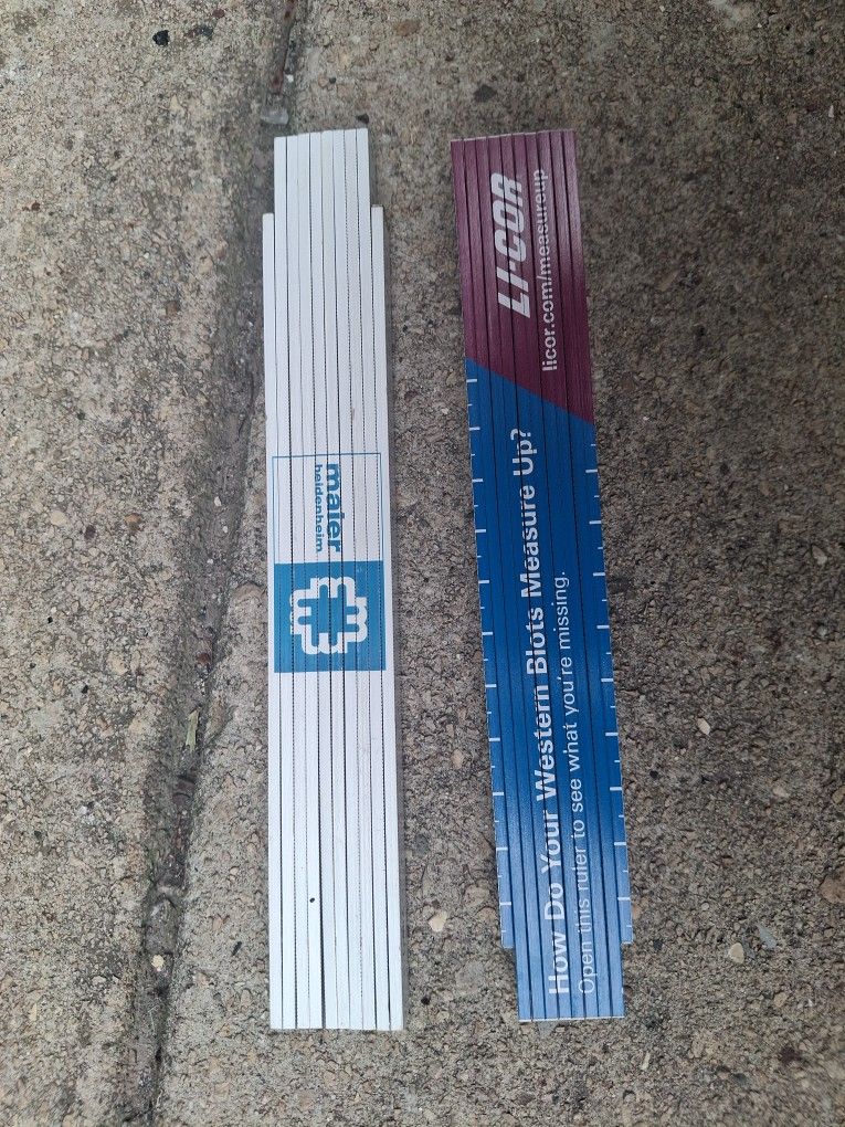 foldable meterstick and yardstick Folding Ruler 6ft 2m Fiberglass tape