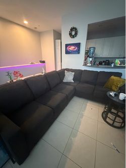 black couch
