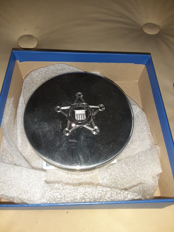 Secret Service Pewter Dish