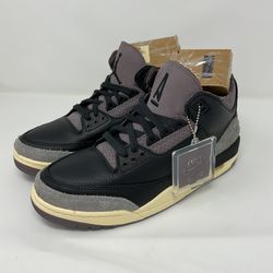 A Ma Maniere x Nike Air Jordan 3 Basketball Sneakers Men Size  9.5 / Women Size 11