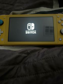 Yellow Nintendo Switch Lite