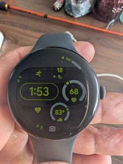 Google Pixel Watch 3 with Black Band