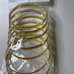 bracelets weekly 14k gold plated laminated