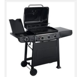 Char Broil Grill With Gas Burner - Used Once Only -$120