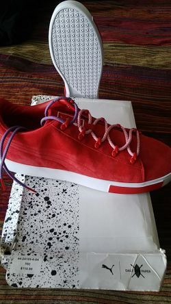 Puma X Daily Paper Court Platform S "High Risk Red" Sizes 12 & 13